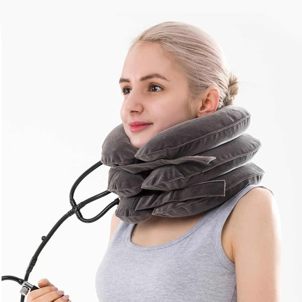 Air Cervical Traction Pillow – Neck Stretcher for Pain Relief & Posture Correction